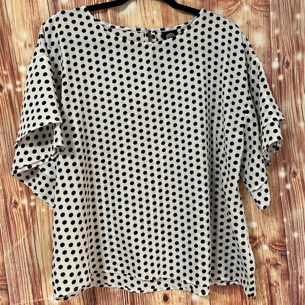 Bobeau Petite Blouse Cute Sleeves